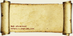 Gustav Aćimović vizit kartica